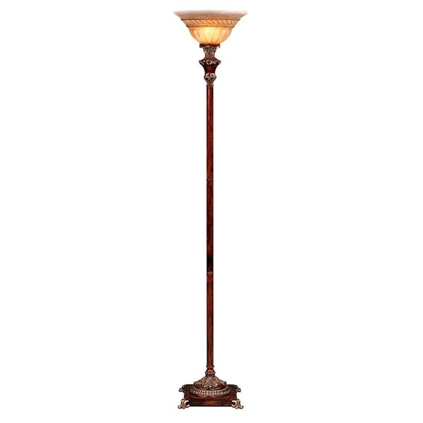 Yhior 70 in. Resemble Wood Torch Lamp YH434125